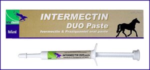 Інтермектін дуо паста, 7,74гр, антигельминтик, Interchemie duo Голландія
