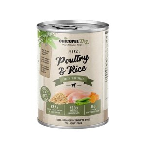 Консервы для собак птица с рисом Chicopee Dog Adult Pure Poultry & Rice