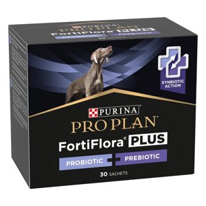 Purina Pro Plan FortiFlora Plus (ФортіФлора) пробіотик та пребіотик для підтримки мікрофлори собак та цуценят 30 саше