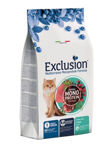 Exclusion Noble Grain Cat Sterilized Tuna сухой корм с тунцом для стерилизованных котов