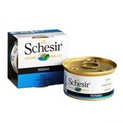 Schesir тунець (Tuna) вологий корм консерви для кішок, банку 85г