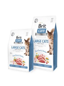 Сухий беззерновой корм Brit Care Cat Grain-Free LARGE CATS POWER AND VITALITY