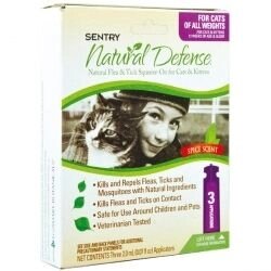 SENTRY Natural Defense Сентрі натуральний захист краплі від бліх і кліщів для кішок всіх порід