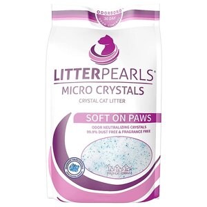 Litter Pearls Micro Crystals Літтера Перлса МІКРО КРІСТАЛС кварцовий наповнювач для туалетів котів