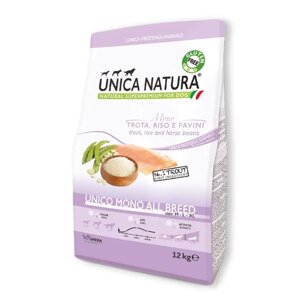 Сухий корм для собак Unica Natura Unico All breed Mono Trout форель 12kg