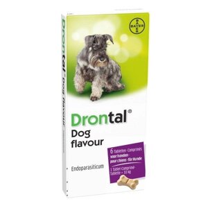 Дронтал Плюс Drontal plus таблетки зі смаком м'яса для собак