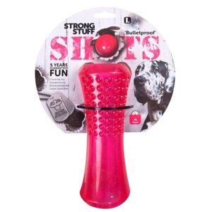 Flamingo Shots Stick апорт, суперміцна іграшка для собак, гума, плаваюча, діам. 8 см, дл. 20 см