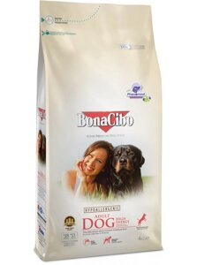 Сухий корм для собак BonaCibo Adult Dog High Energy Chicken & Rice with Anchovy