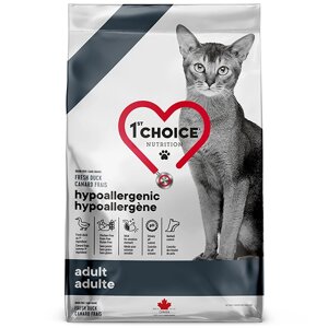 1St Choice Adult Hypoallergenic ФЕСТ ЧОЙС ГІПОАЛЕРГЕННИЙ качка сухий дієтичний беззерновий корм для котів