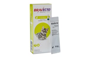 Бравекто Spot on S капли от блох и клещей для кошек 1,2-2,8 кг