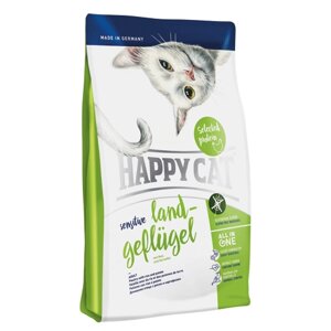 Happy Cat Sensitive Grainfree Poultry Хеппі Кет беззерновой сухий корм на основі домашньої птиці, картоплі і рису
