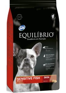 Сухий корм Еквілібр Equilibrio Sensitive Fish All Breeds для собак схильних до алергії і чутливим травленням