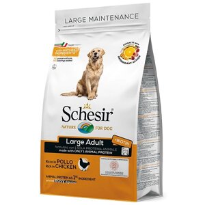 Schesir Dog Large Adult Chicken Шезір сухий монопротеіновий корм для собак великих порід курка