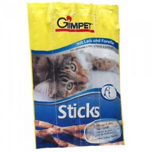 Gimpet Sticks Salmon М'ясні палички для кішок з лососем і фореллю 4шт.