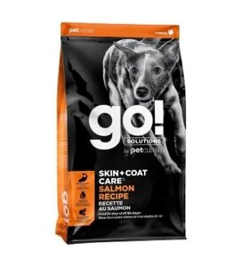Корм для собак GO! Skin + Coat для здоров'я шкіри і шерсті, лосось з овощаміім Лососем та вівсянкою