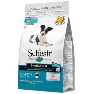 Schesir Dog Small Adult Fish Шезір сухий монопротеіновий корм для собак малих порід риба