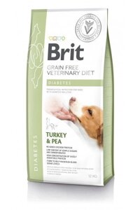 Brit GF VetDiets Dog Gastrointestinal при порушеннях травлення з оселедцем, лососем, горохом