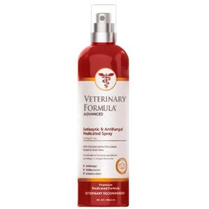 Veterinary Formula Antiseptic & Antifungal Антисептичний спрей протигрибковий з хлоргексидином, кератином, алое вера