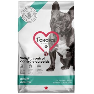 1St Choice Adult Weight Control Toy and Small МІНІ КОНТРОЛЬ ВАГИ сухий дієтичний корм для собак міні і малих порід