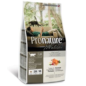 Pronature Holistic (Пронатюр Холістік) з індичкою і журавлиною сухий холістік корм для котів
