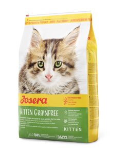 Сухий беззерновой корм для кошенят Josera Kitten grainfree