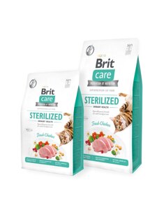 Сухий беззерновой корм Brit Care Cat GF Sterilized Urinary Health