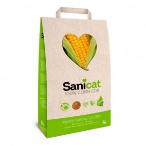 Sanicat Corn Cob Натуральний грудкує наповнювач на основі кукурудзяного качана 2,8кг