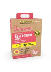 NATYKA Gourmet Small Dog Poultry напіввологий корм для дорослих собак малих порід (курка) рід