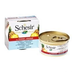 Schesir (Шезир) консервы для кошек Тунец с ананасом 75г
