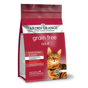 Arden Grange (Арден Грендж) Adult беззерновой сухой корм для кошек курица и картофель