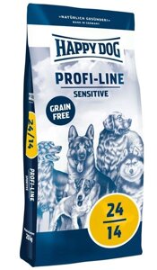 Happy Dog Profi-Line Sensitive 24/14 Корм ​​сухий беззерновой для собак і Птах і Лосось 20 кг