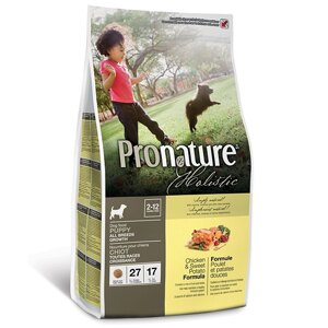 Pronature Holistic (Пронатюр Холістік) з куркою і бататом сухий холістік корм для цуценят всіх порід