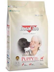 Сухий корм для цуценят BonaCibo Puppy High Energy Chicken & Rice with Anchovy