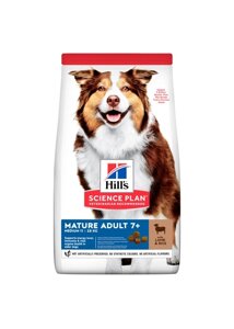Сухий корм для собак Hills SP Canine Mature Adult 7+ Medium Breed Lamb & Rice