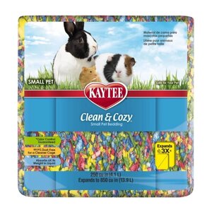 Kaytee Clean & Cozy BirthdayCake Клин & Козі ЧИСТО & затишно Кейко підстилка для гризунів, целюлоза, різнобарвна