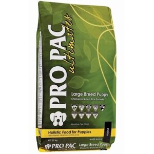Pro Pac Ultimates Large Breed Puppy Chicken & Brown Rice Formula корм для цуценят великих порід курка і коричневий рис