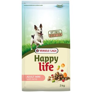 Happy Life Adult Mini with Lamb ХЕППІ ЛАЙФ МІНІ ЯГНЯ сухий преміум корм для собак міні та малих порід