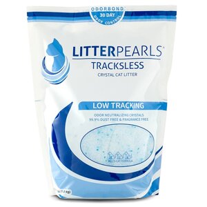 Litter Pearls TrackLess ЛІТТЕР ПЕРЛС ТРАКЛЕС кварцовий силікагелевий наповнювач для туалетів котів