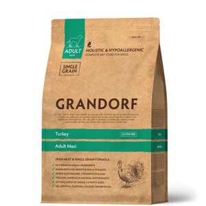 Grandorf DOG ADULT MAXI Turkey - Грандорф Cухий корм для дорослих собак великих порід з індичкою від 1 року 10 кг