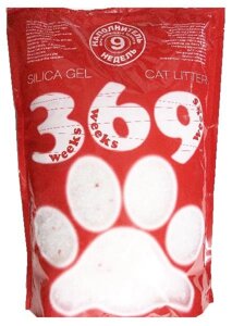 Silica Gel Cat Litter 369 Cілікагелевий наповнювач для котячого туалету
