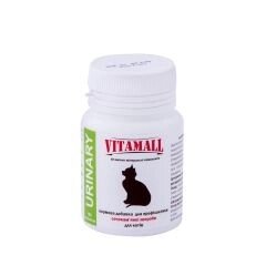 Вітамолл кормова добавка для профілактики сечокам'яної хвороби кішок, 100 таб