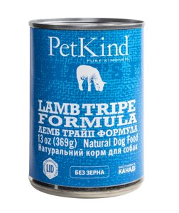 PetKind Lamb Tripe Formula консерви для собак всіх порід і вікових груп ягня, індичка, овечий рубець