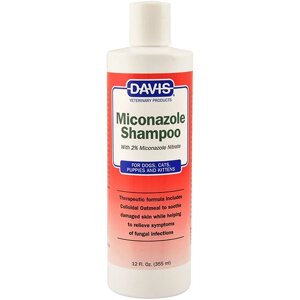 Davis Miconazole Shampoo ДЕВІС Міконазолу шампунь з 2% нітратом миконазола для собак і котів із захворюваннями шкіри