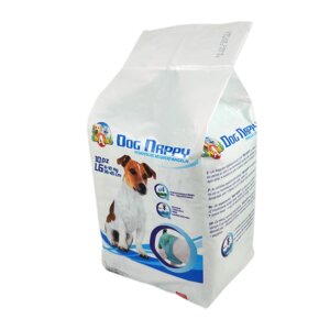 Підгузник для собак вагою 6-10 кг, обхват 35-45 см, 10 шт