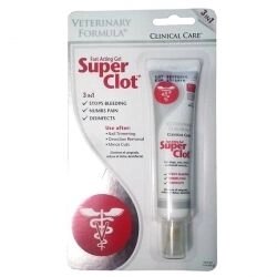 Veterinary Formula Clinical Care Super Clot СУПЕР КЛОТ кровоспинний, знеболювальний, дезінфекційний гель