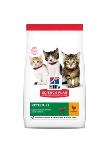 Сухой корм Hill`s SP Kitten Chicken для котят, а также для беременных и кормящих кошек курица