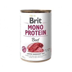 Brit Mono Protein Dog консерви для собак з яловичиною 0,4 кг