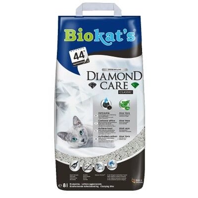 Biokats Diamond care classic комкующийся наполнитель для кошачьего туалета 8л - характеристики