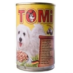 TOMi 3 kinds of poultry 3 ВИДА ПТИЦЫ консервы для собак, влажный корм 400г