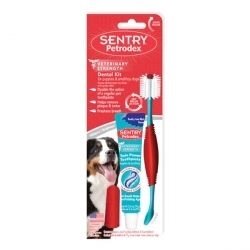 Sentry Petrodex зубная щетка 360+зубная паста Двойная сила для собак
